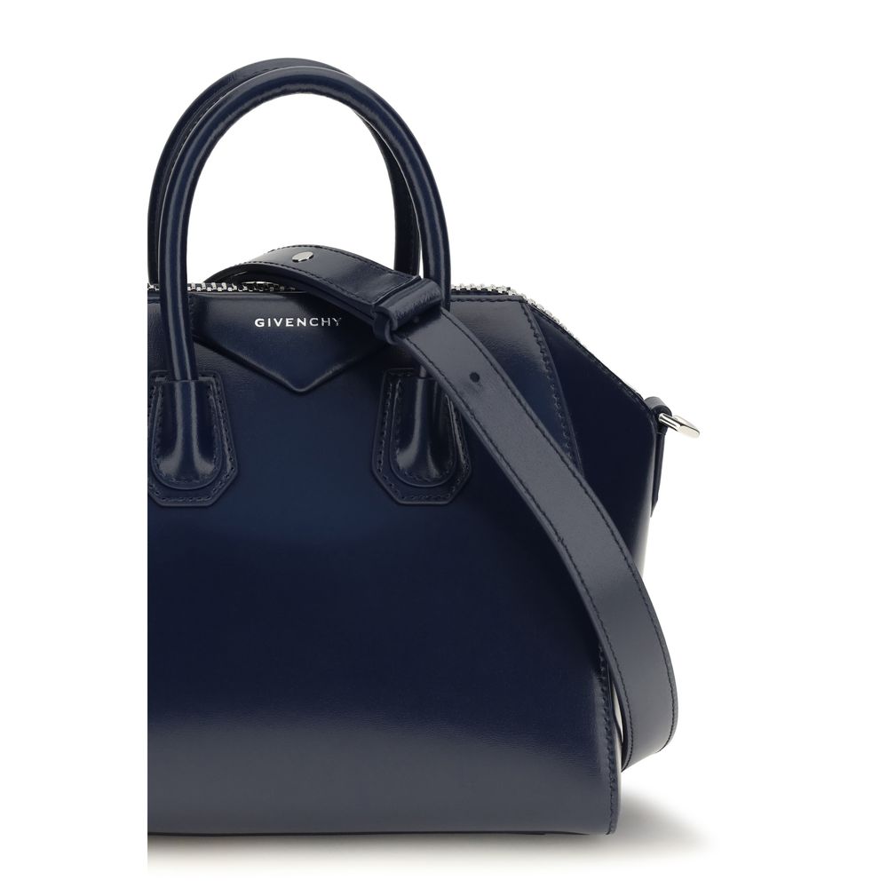 Givenchy Blue 'Antigona' Mini Handbag blau