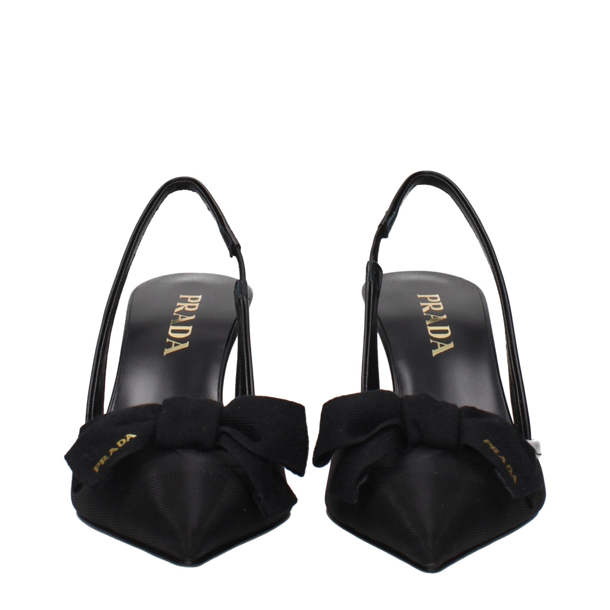 Prada Black Fibres High Heel Pumps schwarz