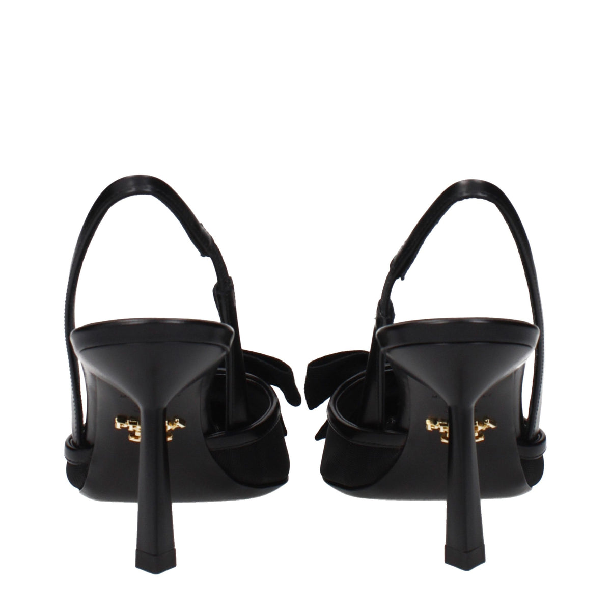 Prada Black Fibres High Heel Pumps schwarz