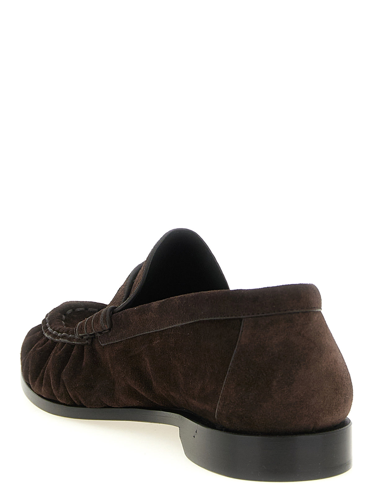 Saint Laurent Brown 'Le Loafer' Mini Loafers braun