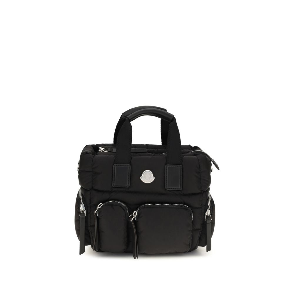 Moncler Black Caradoc Multi-Pocket Handbag schwarz