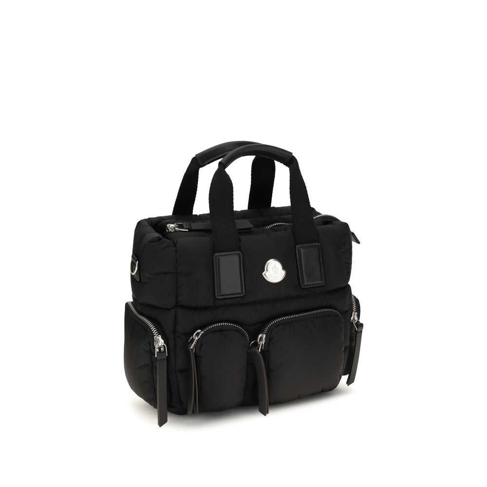 Moncler Black Caradoc Multi-Pocket Handbag schwarz