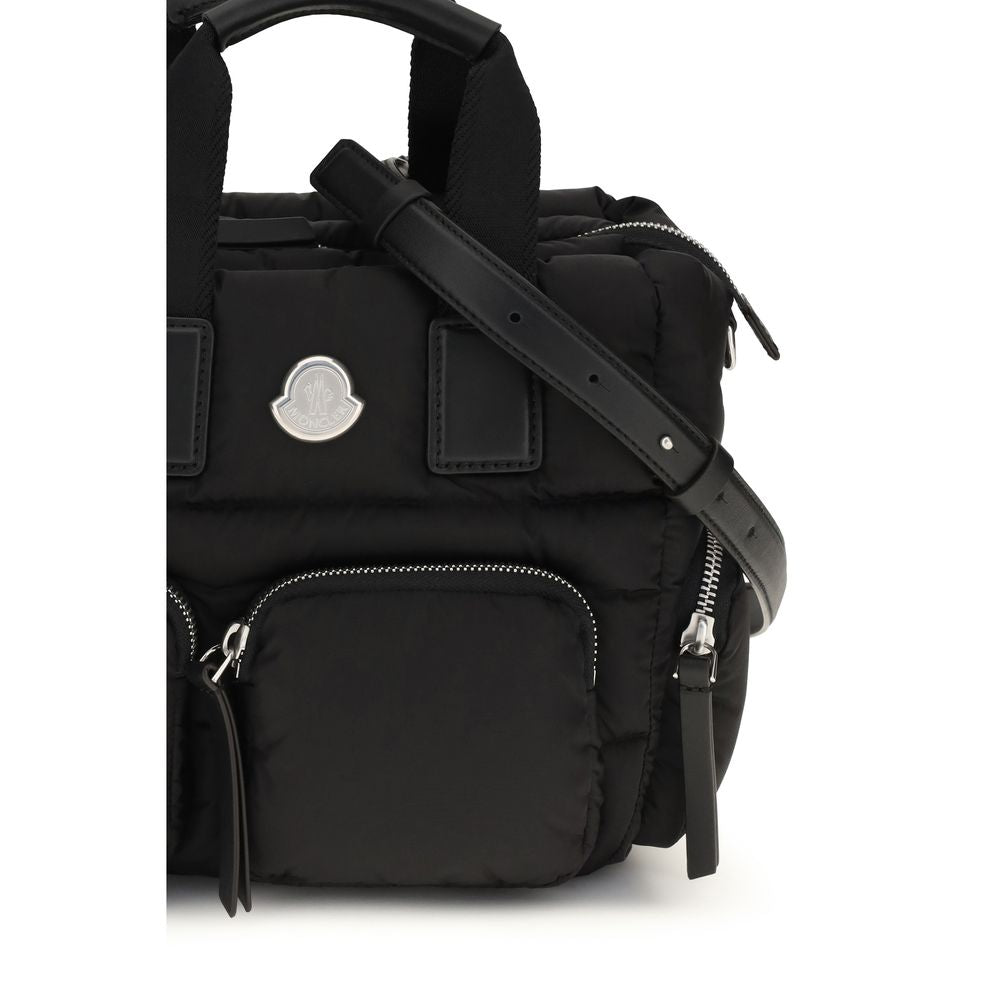 Moncler Black Caradoc Multi-Pocket Handbag schwarz