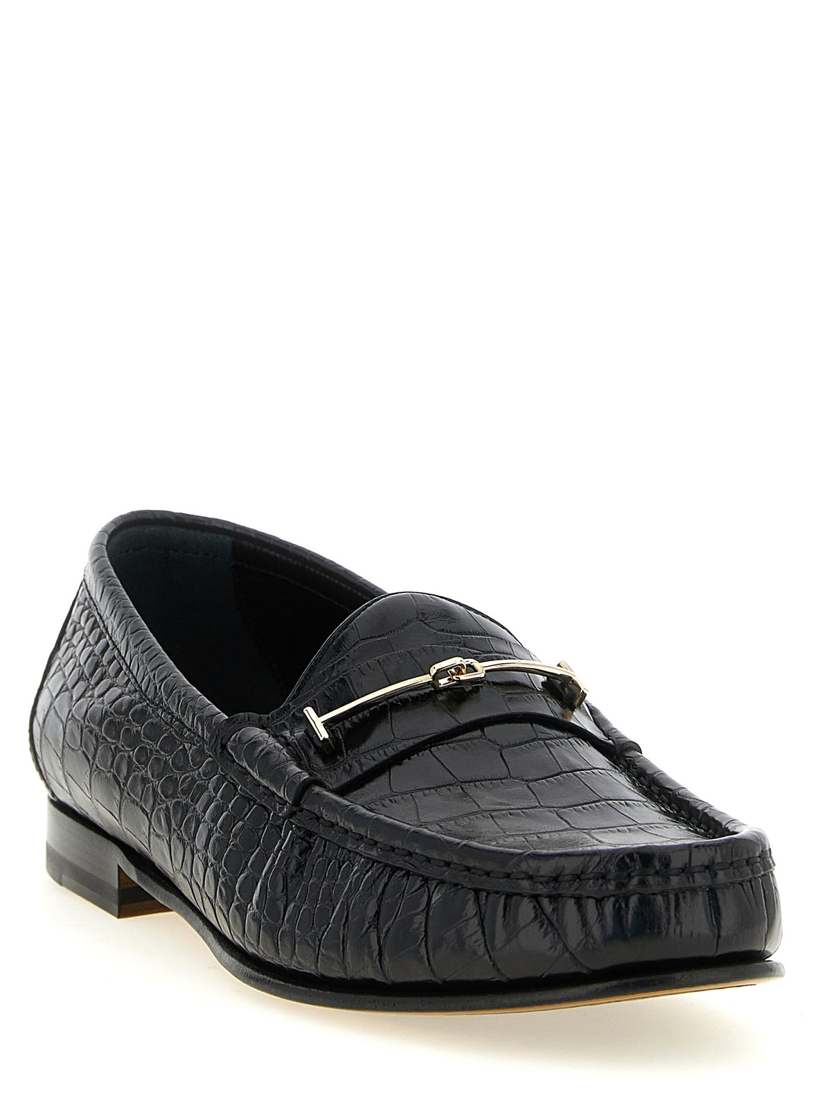 Tom Ford Black 'Ripley' Loafers schwarz