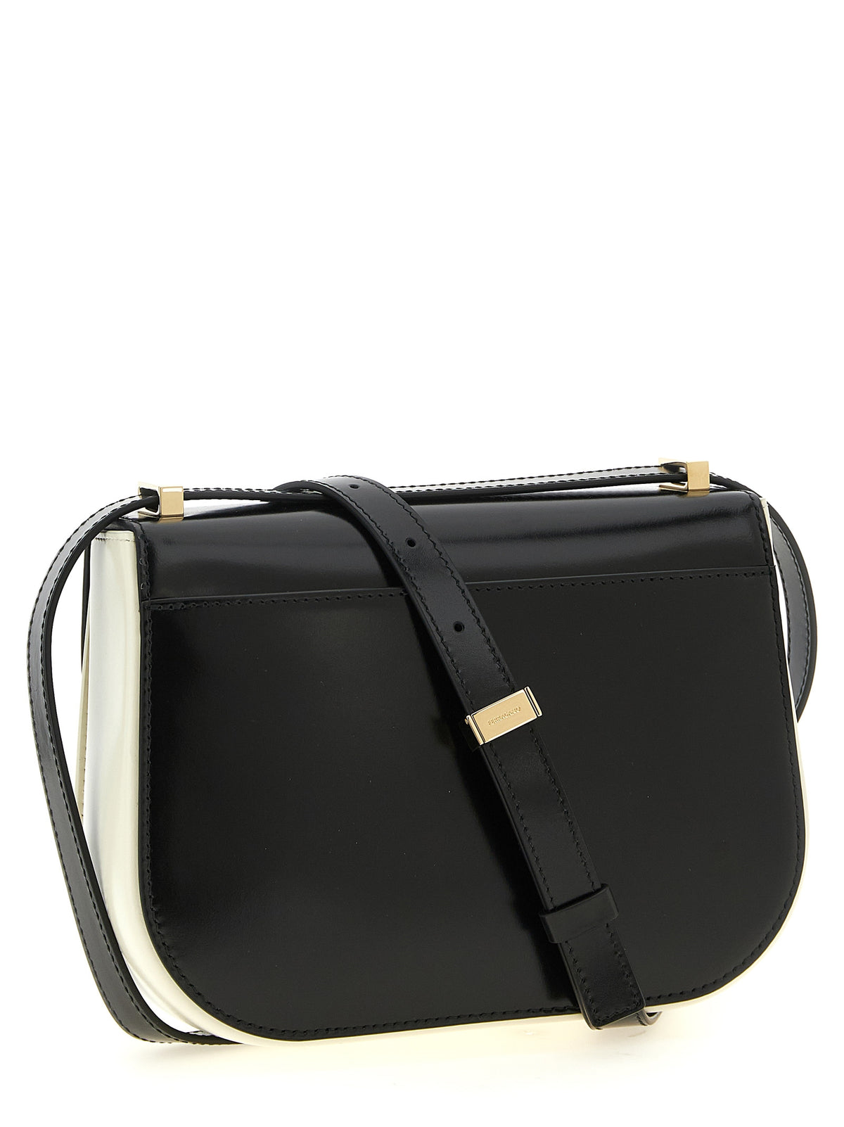 Ferragamo Bicolor 'North-South Double Gancini (Xs)' Mini Crossbody Bag multicolor