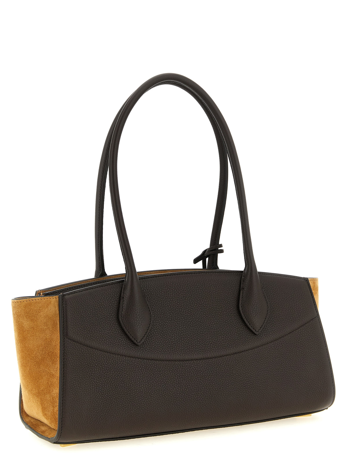 Ferragamo Brown 'Gancini' Shoulder Bag braun