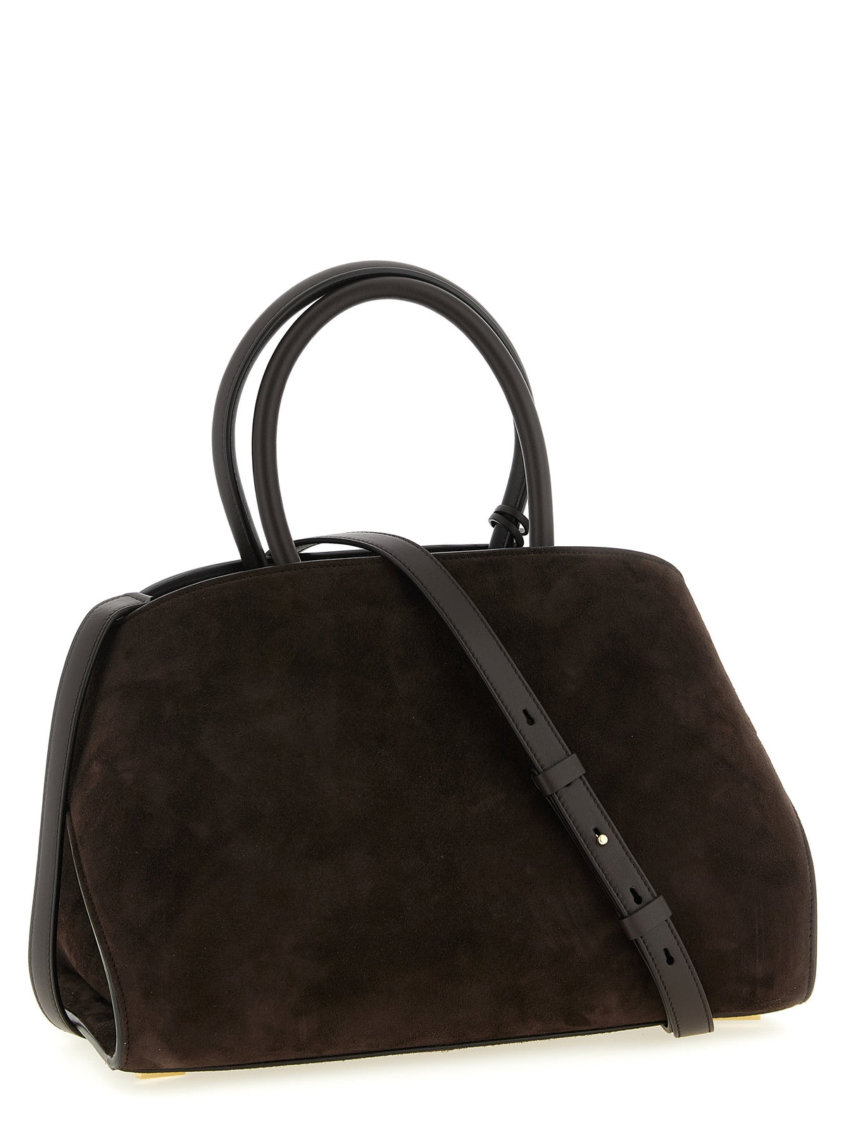 Ferragamo Brown 'Hug Th (S)' Handbag braun