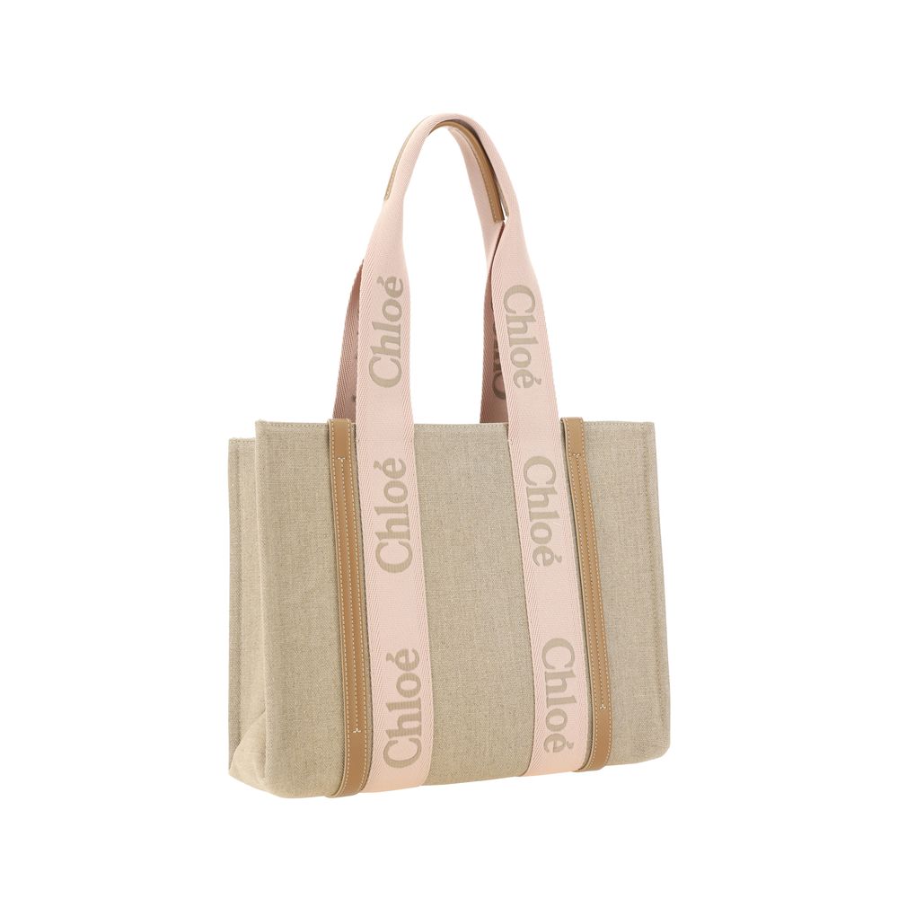 Chloé Brown Woody Shoulder Bag braun