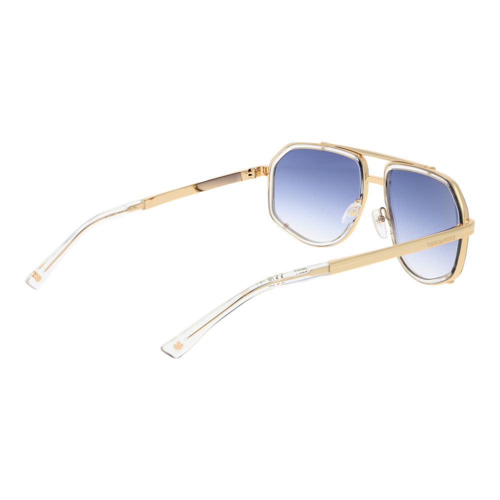 Dsquared² Gold Metal Sunglasses rot