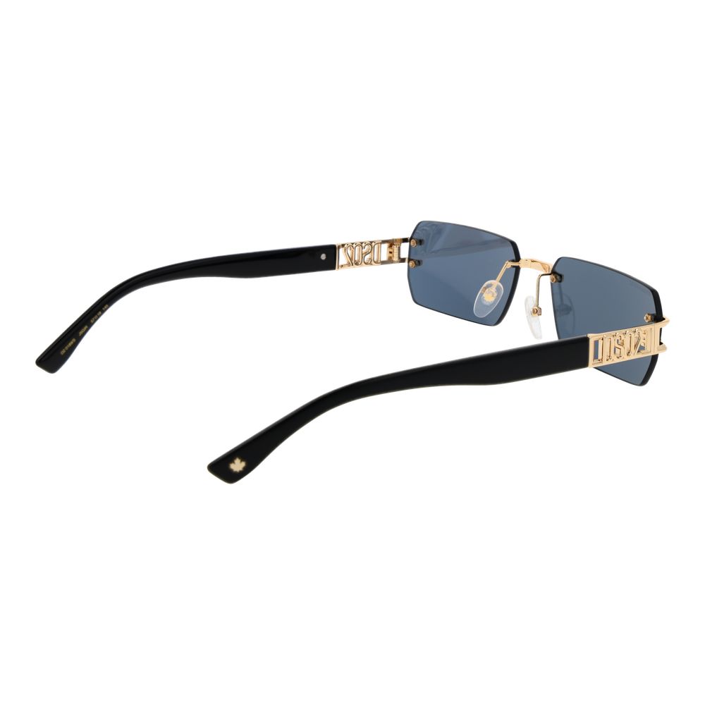 Dsquared² Gold Metal Sunglasses rot