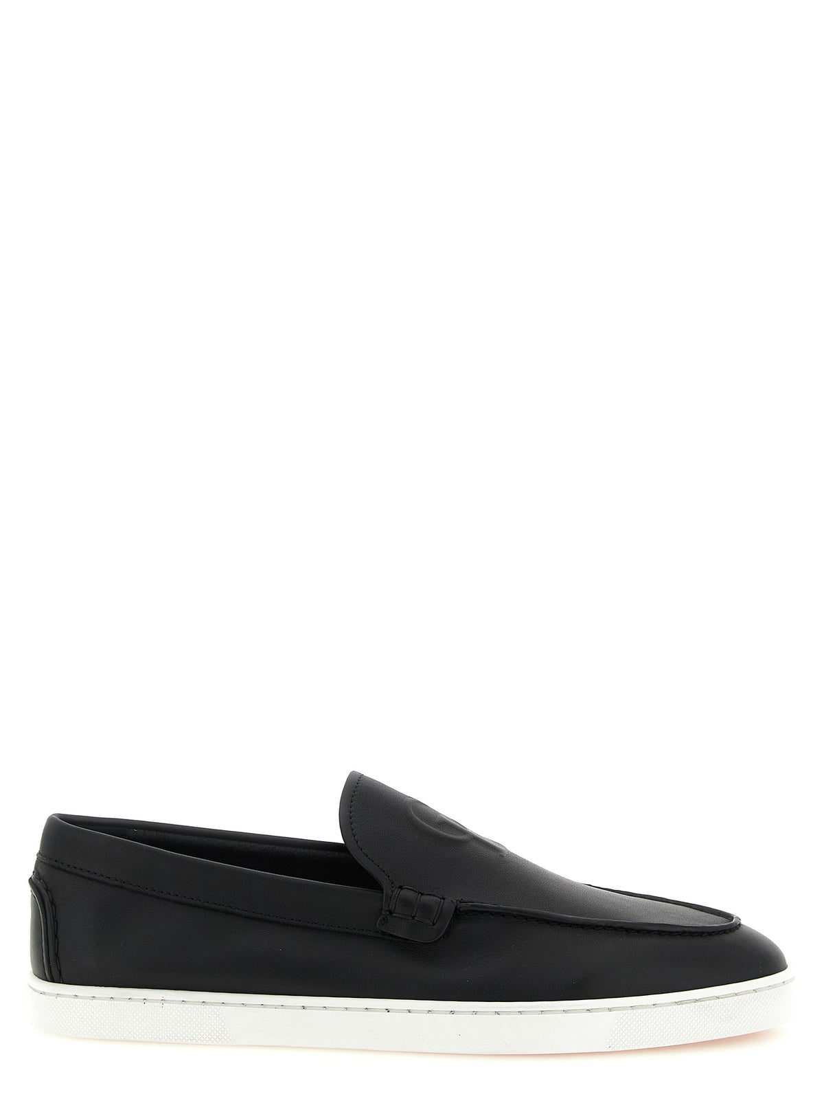 Christian Louboutin Black 'Slip-On' Loafers schwarz