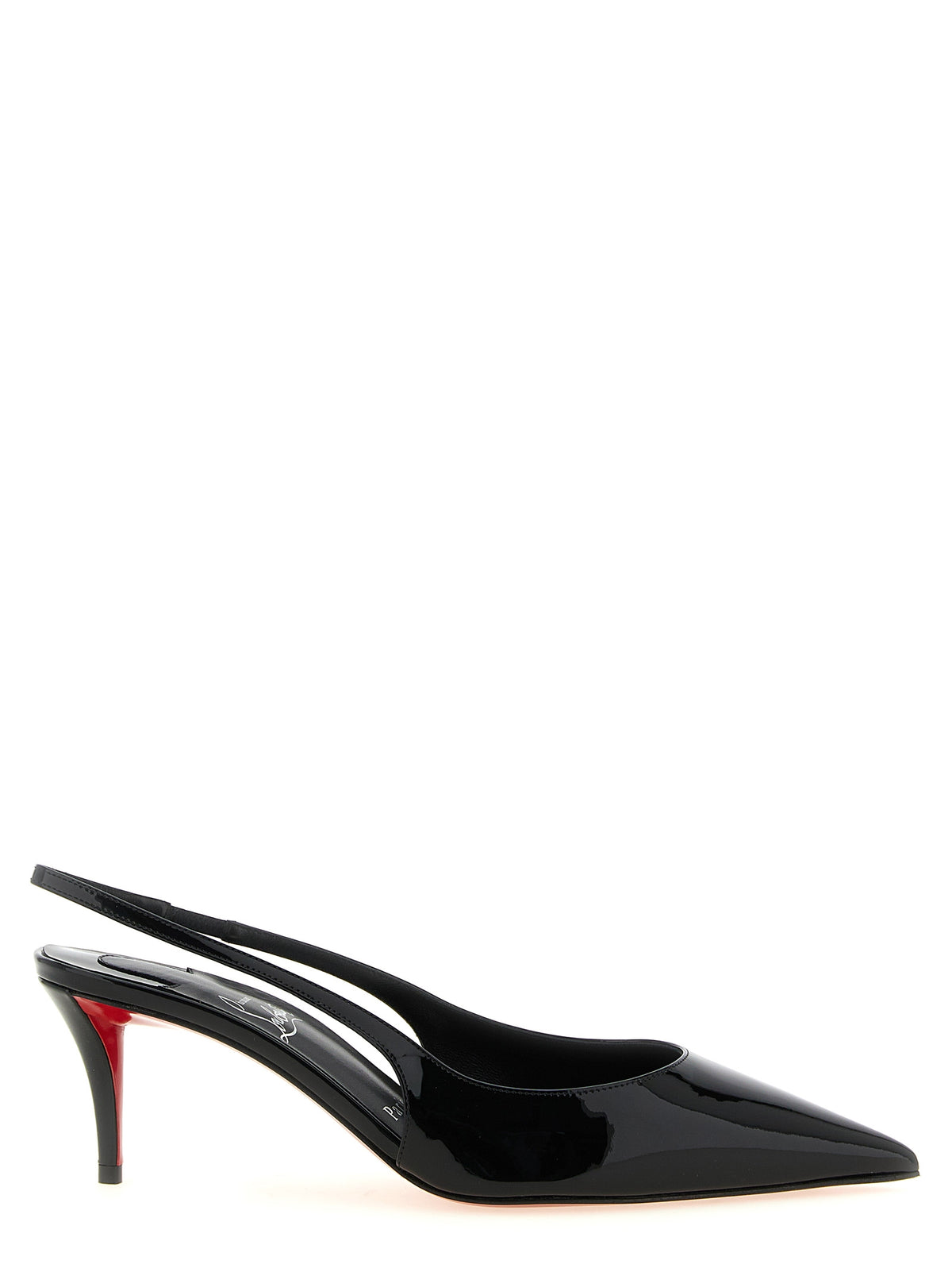 Christian Louboutin Black Mid Heel Pumps schwarz