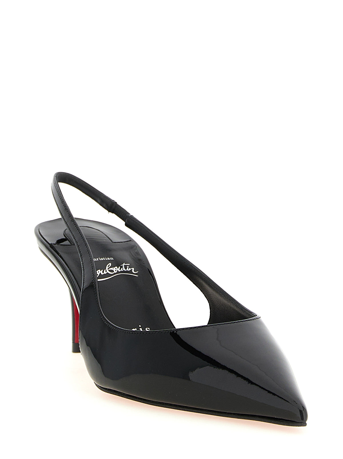Christian Louboutin Black Mid Heel Pumps schwarz