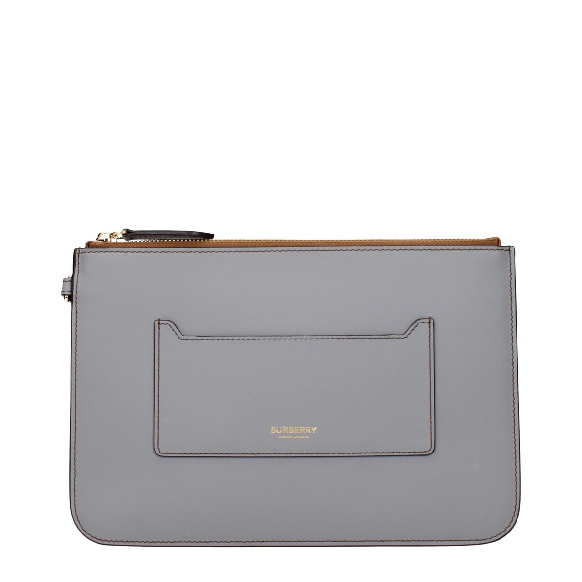 Burberry Gray Product With Mpn 8095714 And Code F83495 Leather In Is A Clutches Designed grau