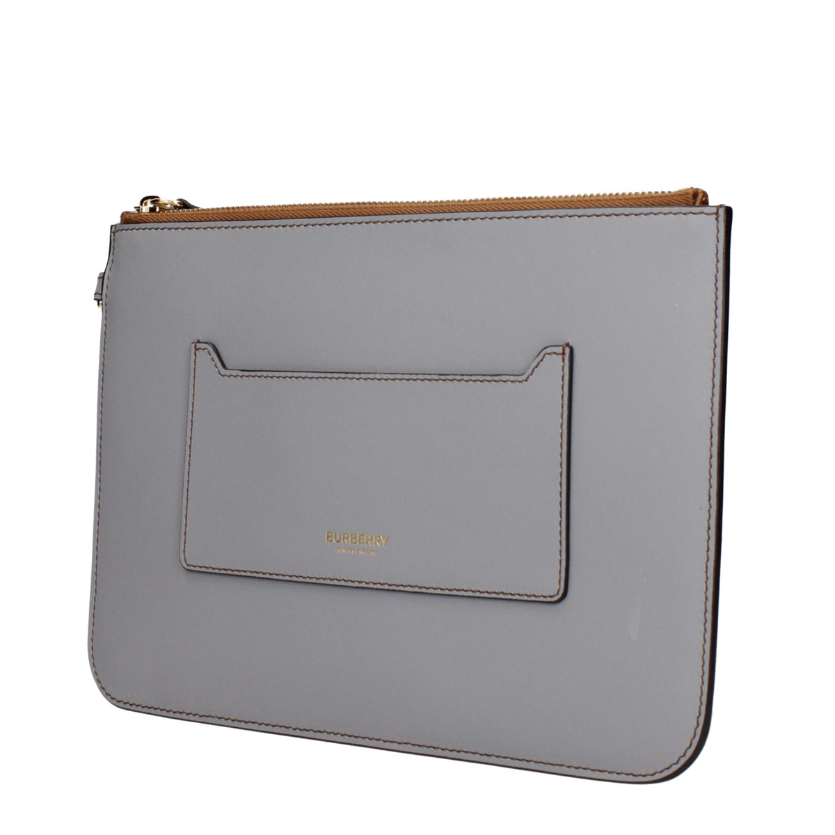 Burberry Gray Product With Mpn 8095714 And Code F83495 Leather In Is A Clutches Designed grau