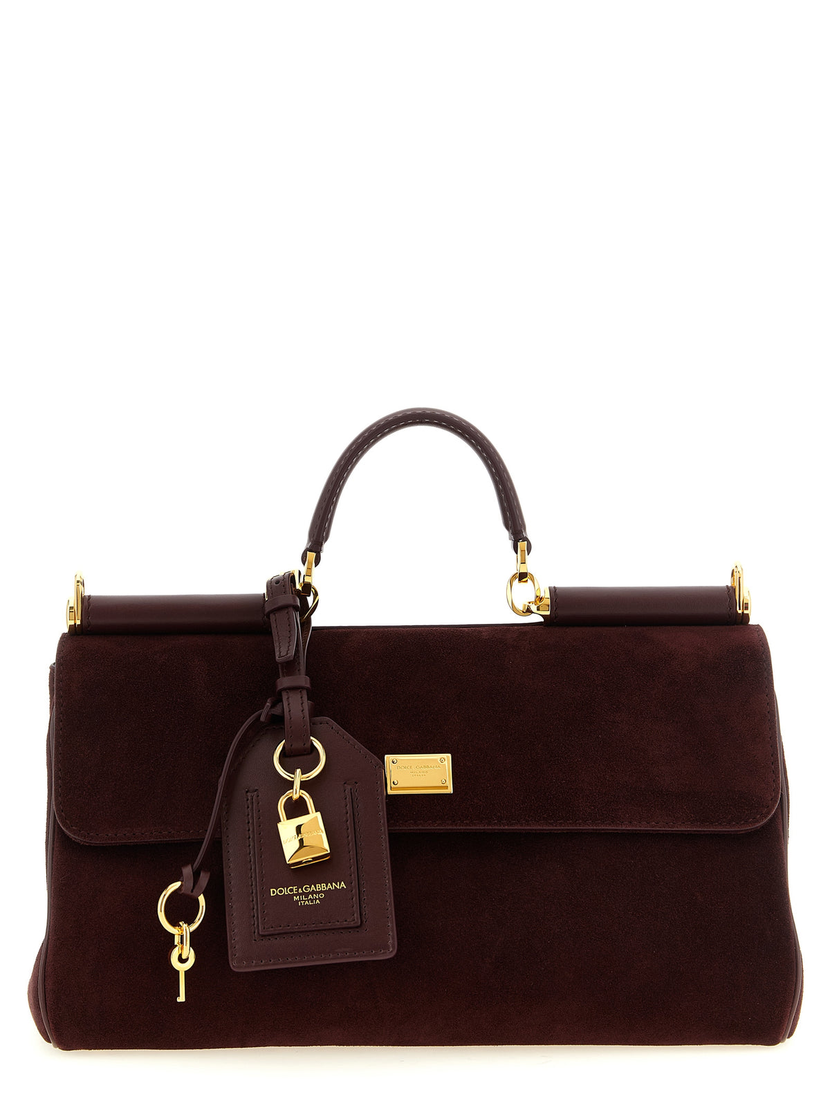 Dolce & Gabbana Bordeaux 'My Sicily' Handbag