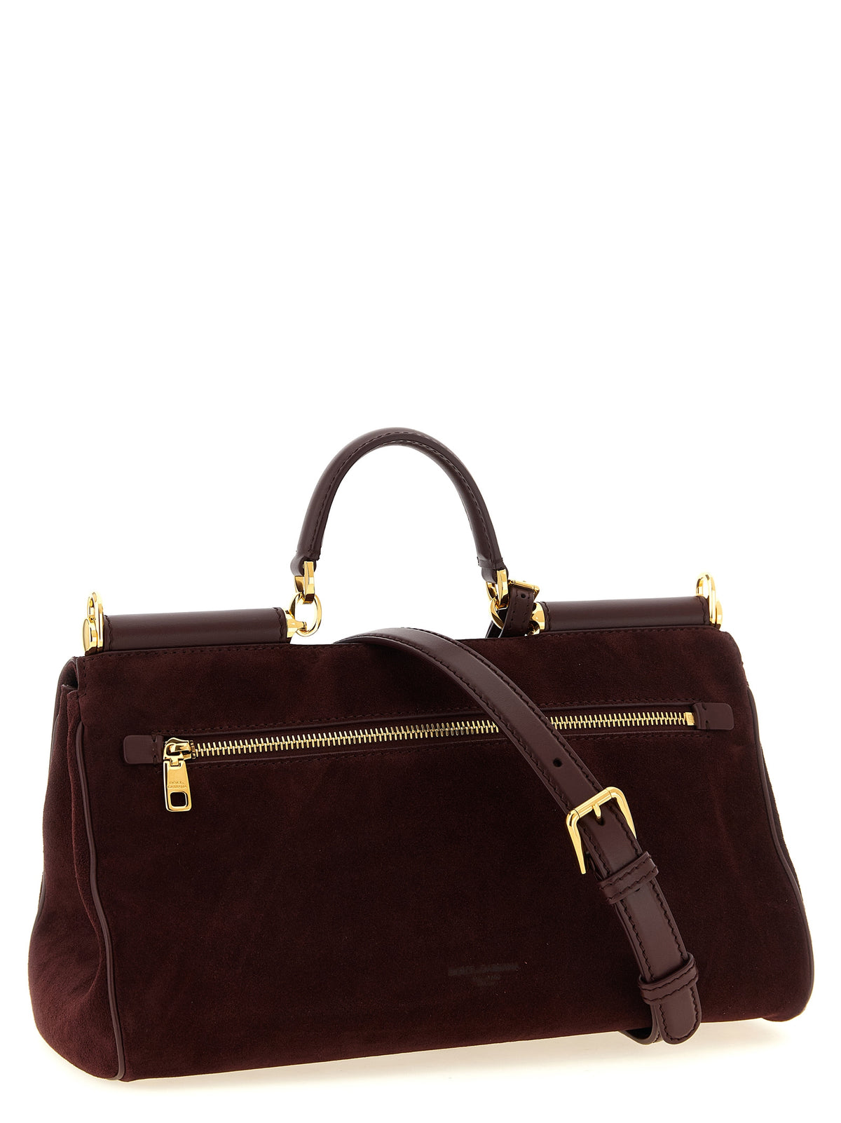 Dolce & Gabbana Bordeaux 'My Sicily' Handbag