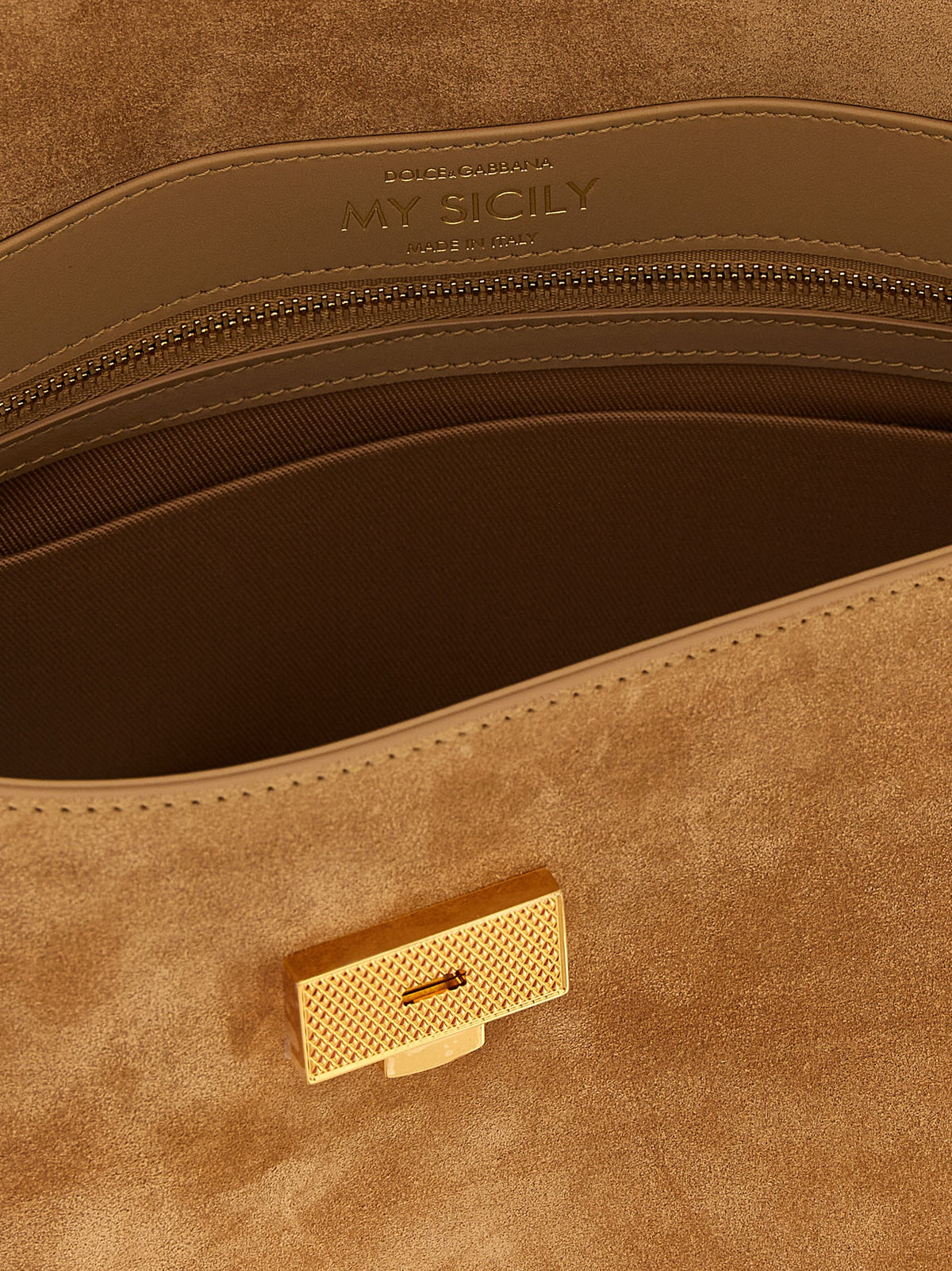 Dolce & Gabbana Beige 'My Sicily' Shoulder Bag