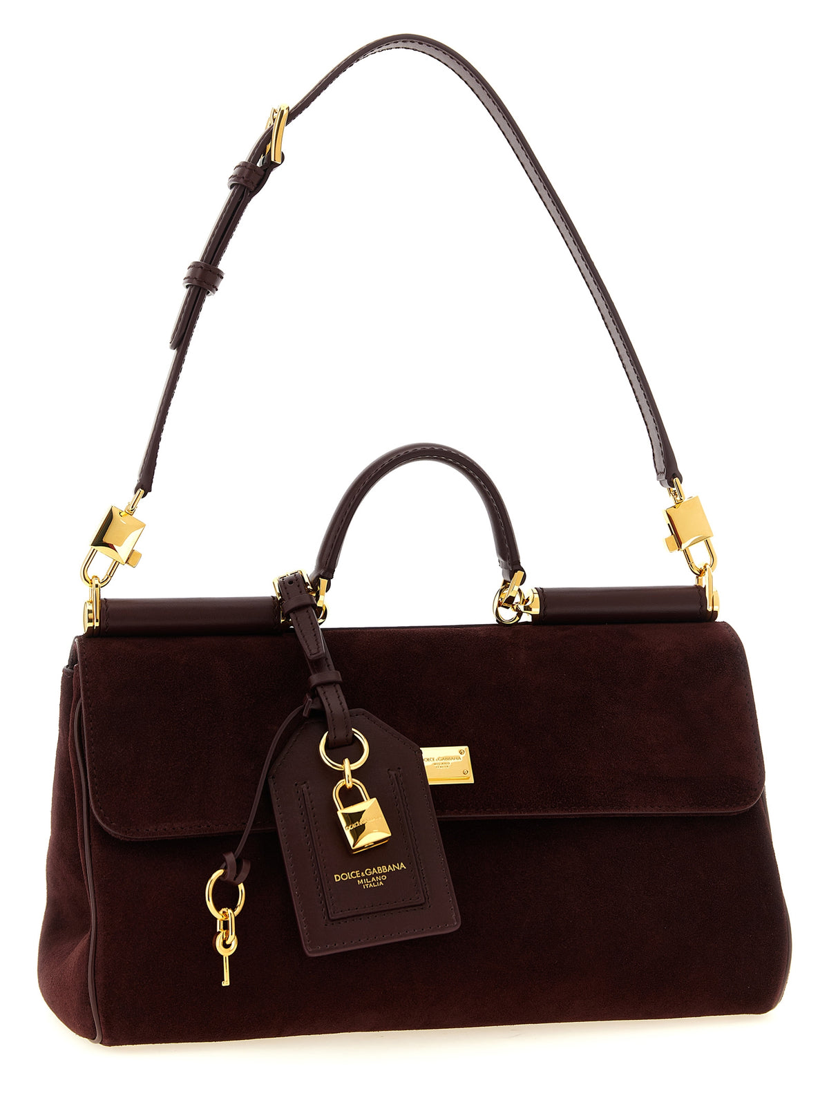 Dolce & Gabbana Bordeaux 'My Sicily' Handbag