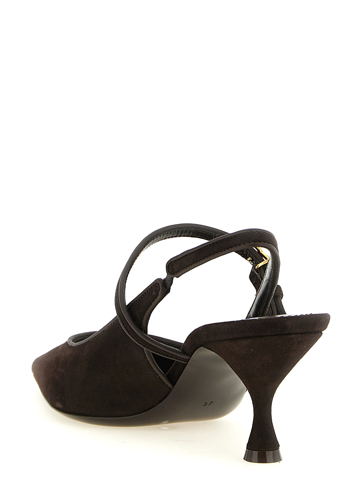Dolce & Gabbana Brown Mid Heel Pumps braun