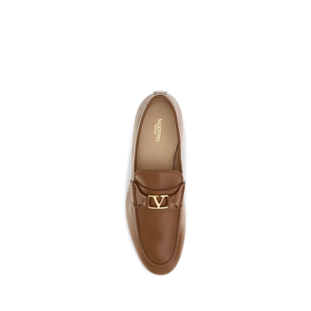 Valentino Garavani Brown 'Slip-On' Loafers braun