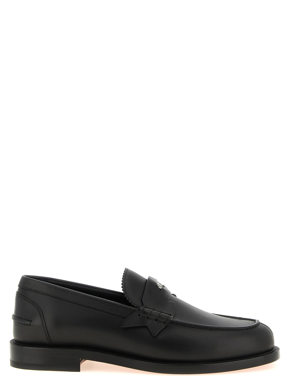 Christian Louboutin Black 'Slip-On' Loafers schwarz