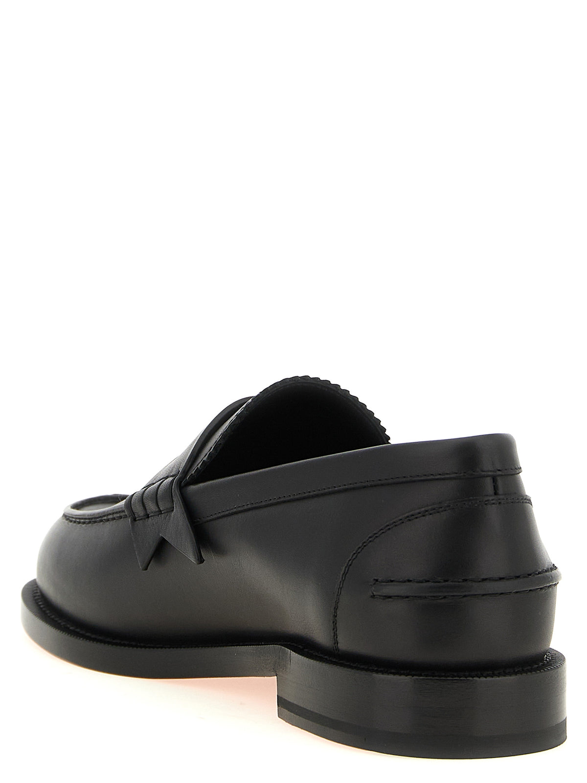 Christian Louboutin Black 'Slip-On' Loafers schwarz