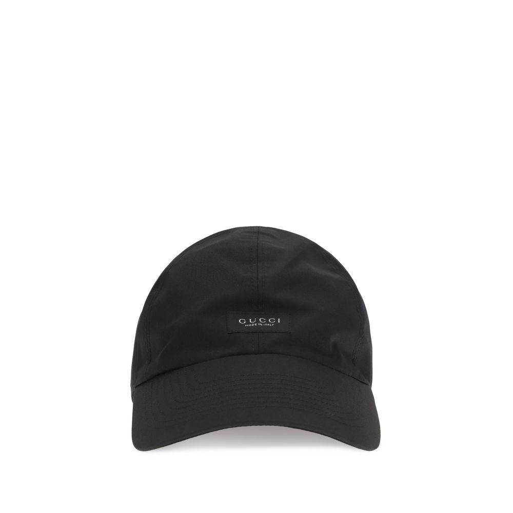 Gucci Black Logo Baseball Cap Small Hat) schwarz