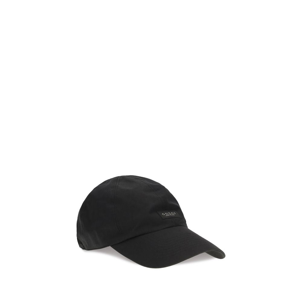 Gucci Black Logo Baseball Cap Small Hat) schwarz