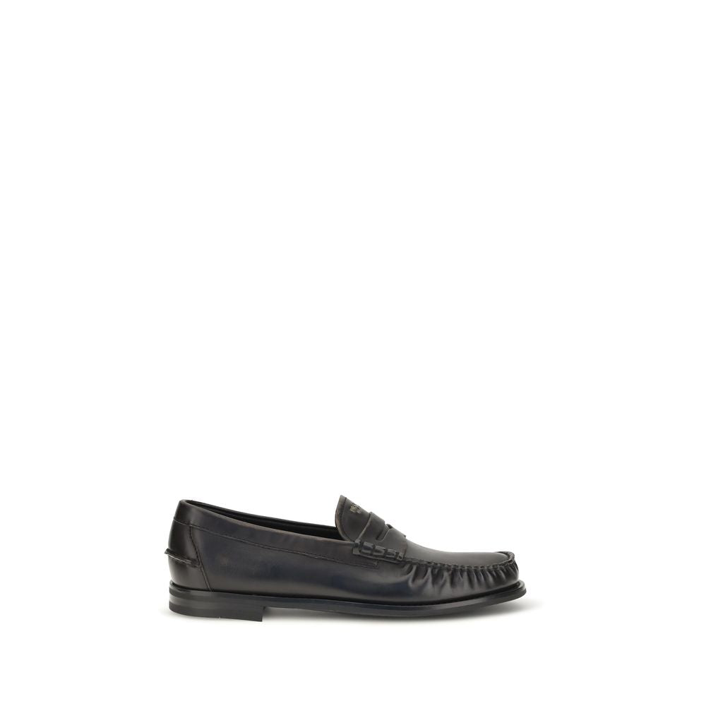 Prada Black 'Slip-On' Loafers schwarz