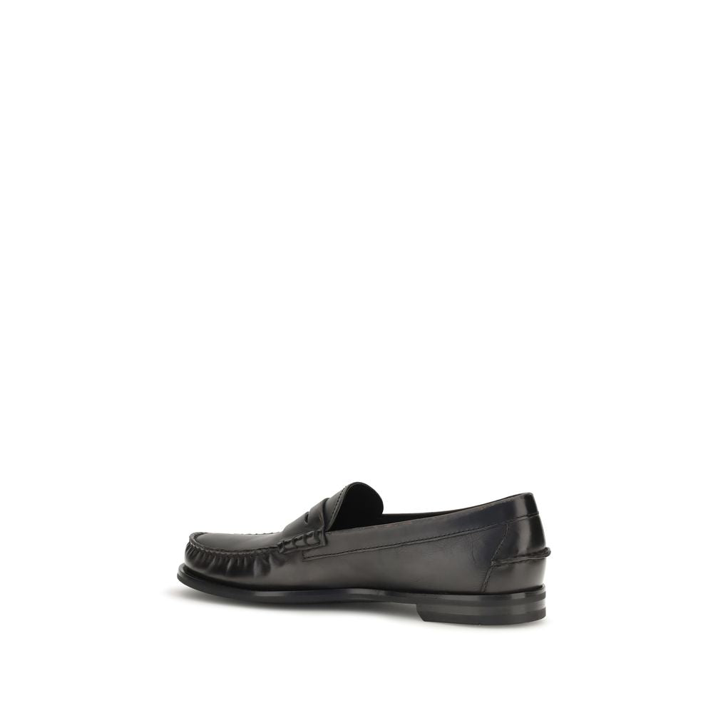 Prada Black 'Slip-On' Loafers schwarz