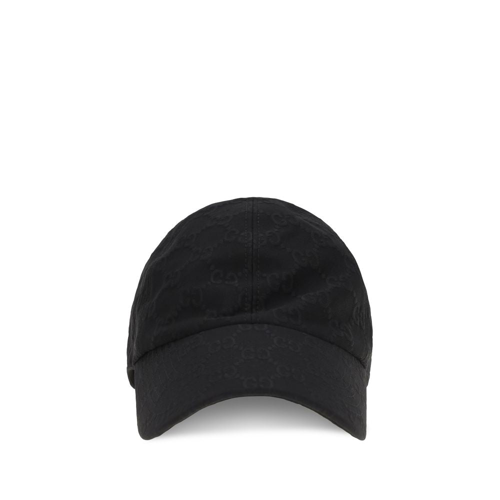 Gucci Black Skylar Base Jersey Baseball Cap Hat) schwarz