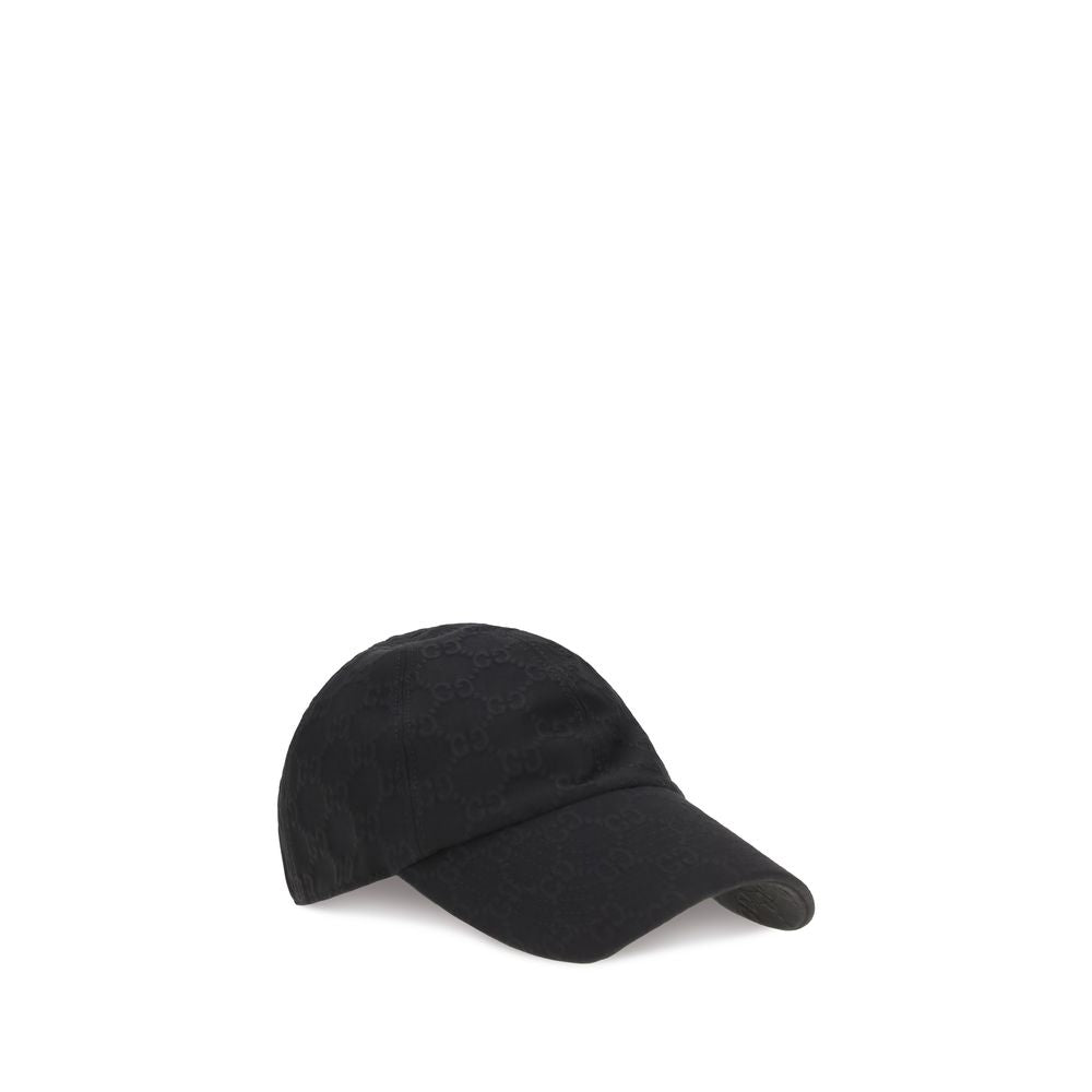 Gucci Black Skylar Base Jersey Baseball Cap Hat) schwarz