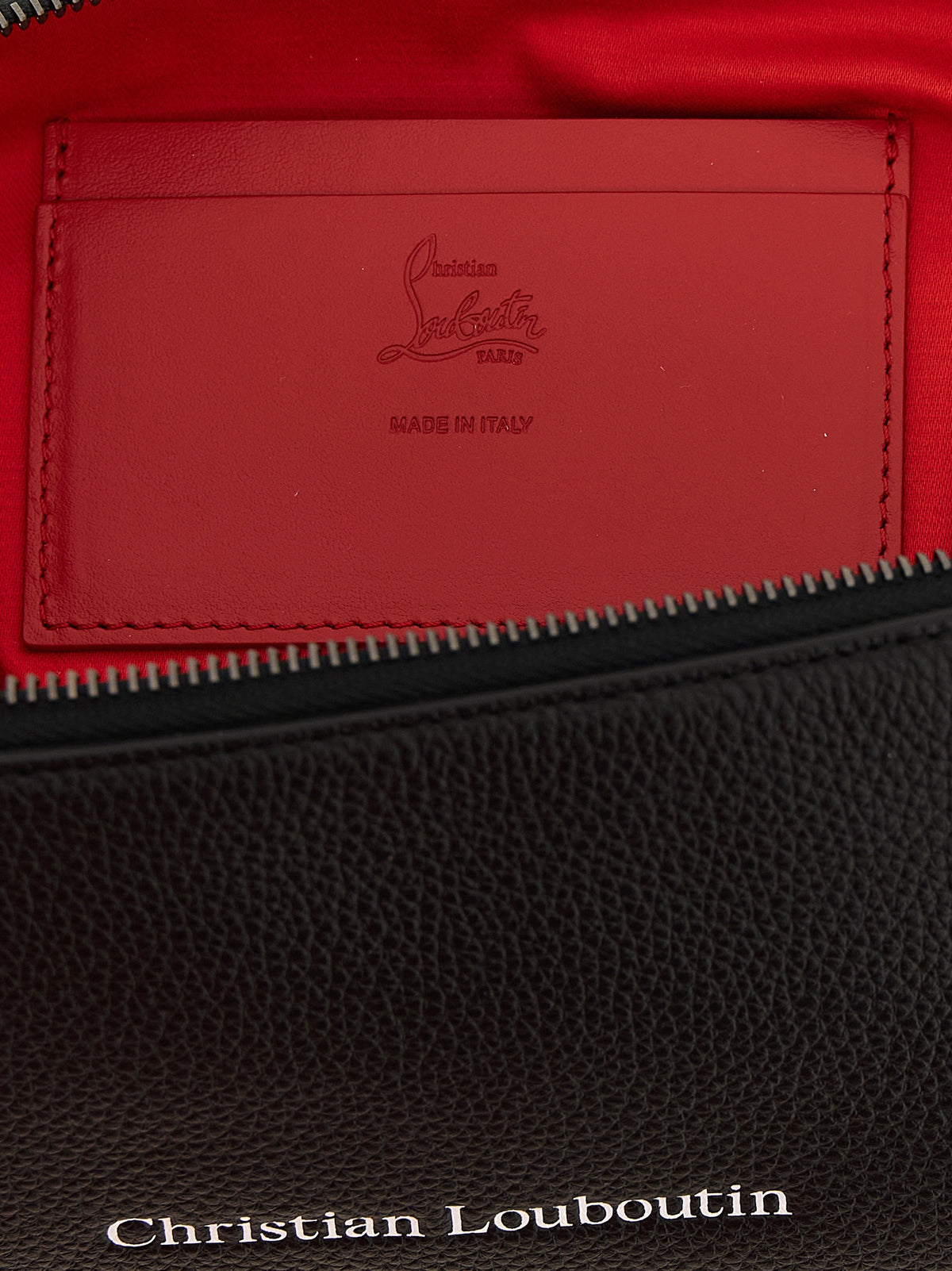 Christian Louboutin Black Calfskin Accessories schwarz
