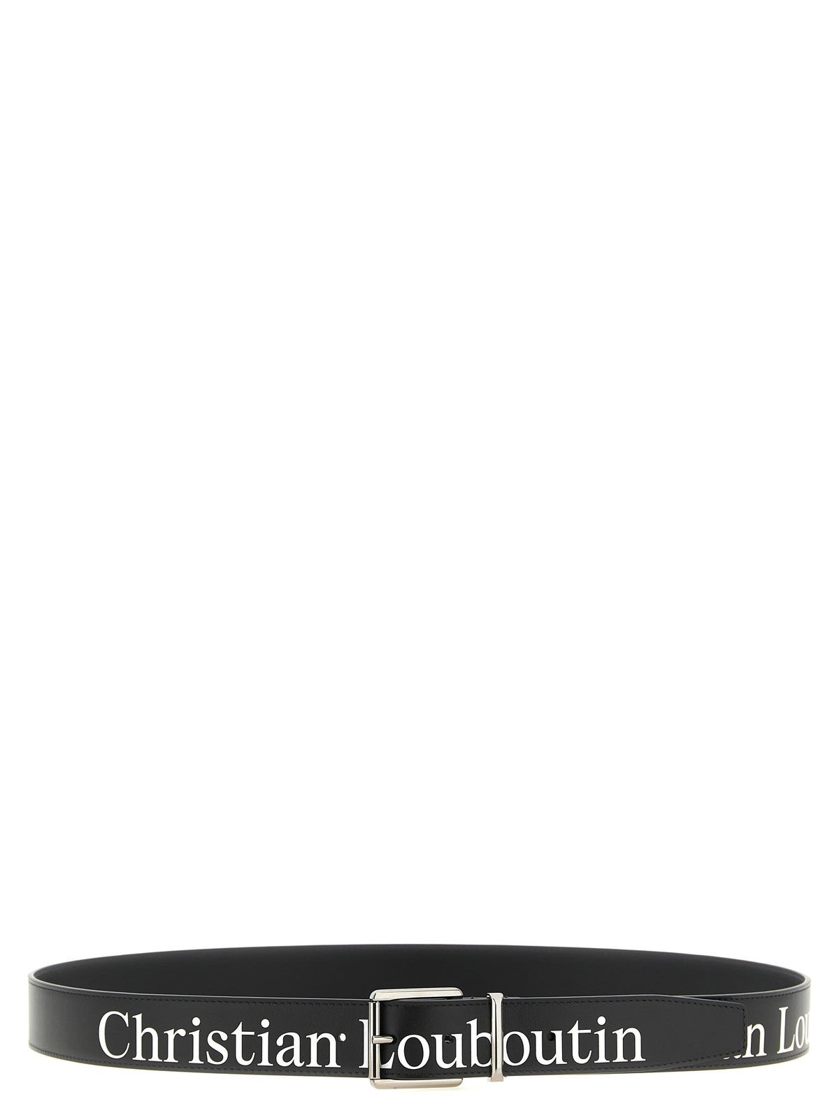 Christian Louboutin Black Regular Belt schwarz