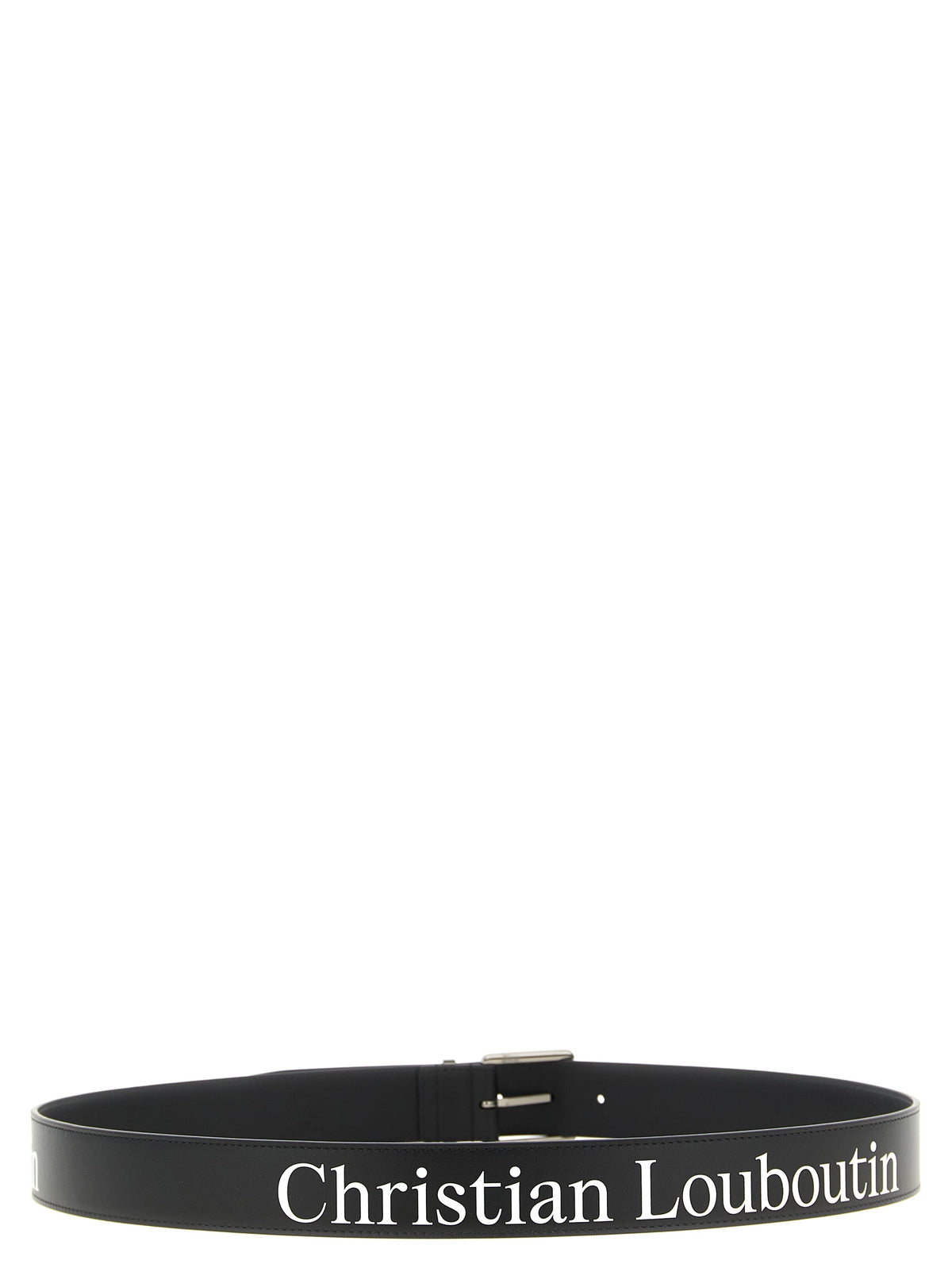 Christian Louboutin Black Regular Belt schwarz