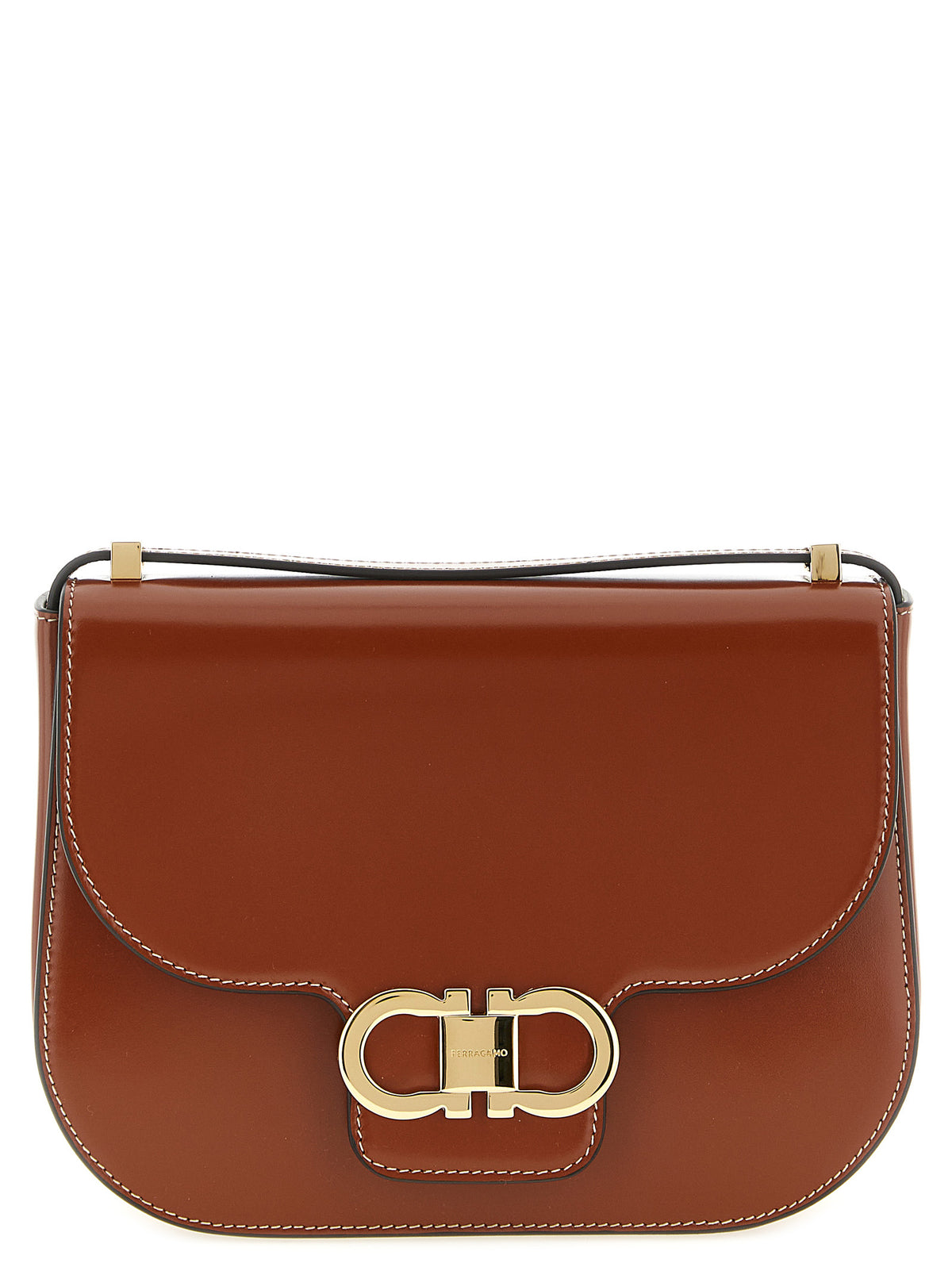 Ferragamo Brown Crossbody Bag braun
