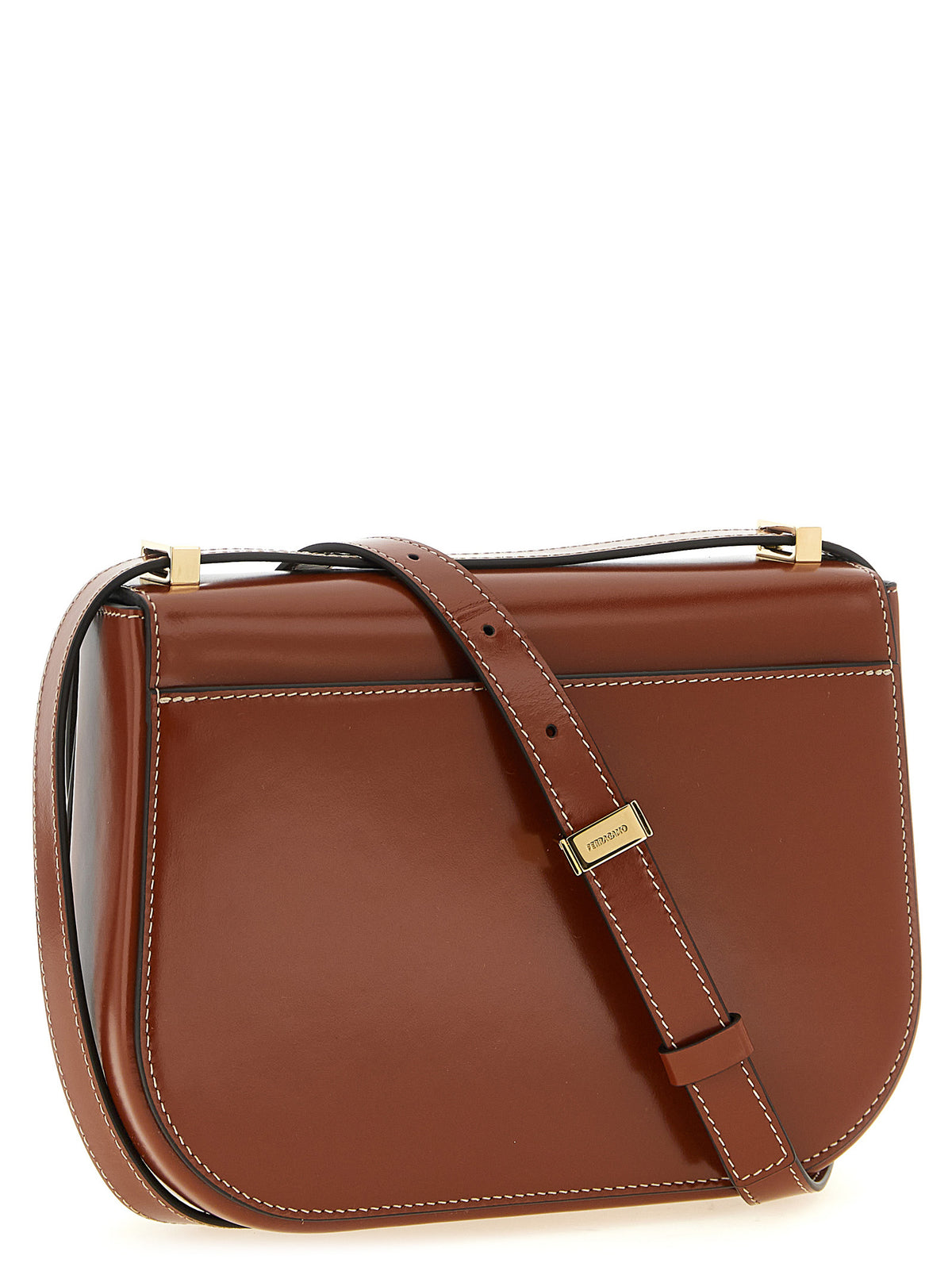 Ferragamo Brown Crossbody Bag braun