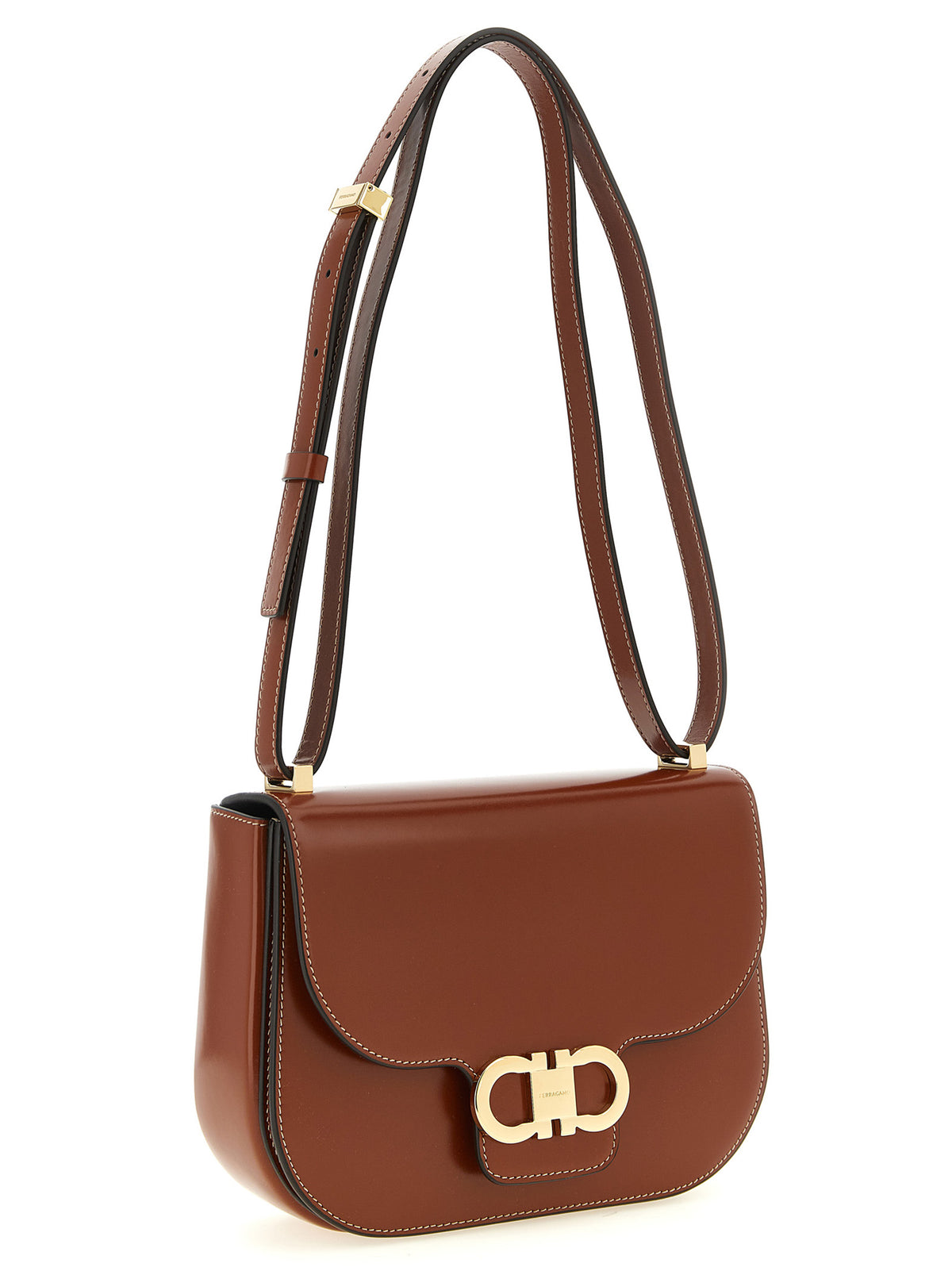 Ferragamo Brown Crossbody Bag braun
