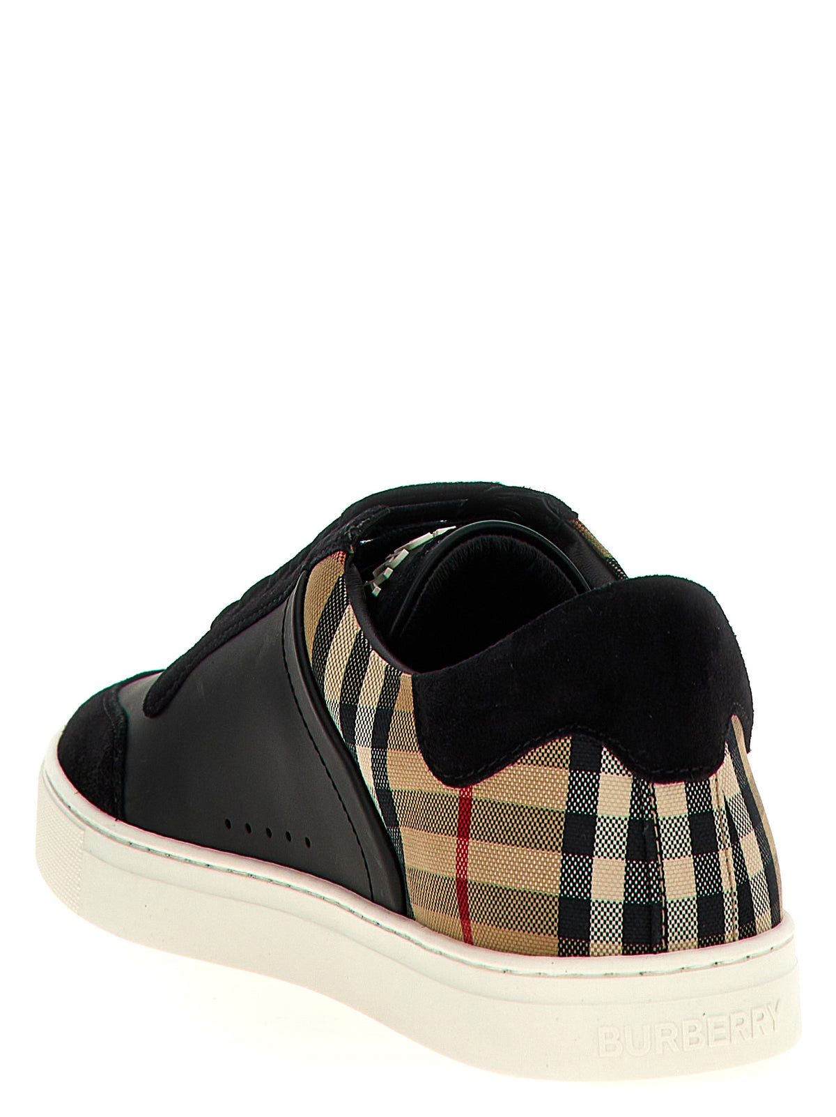 Burberry Black 'Low Top' Sneakers schwarz