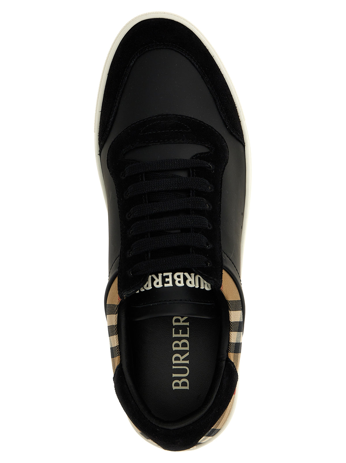 Burberry Black 'Low Top' Sneakers schwarz