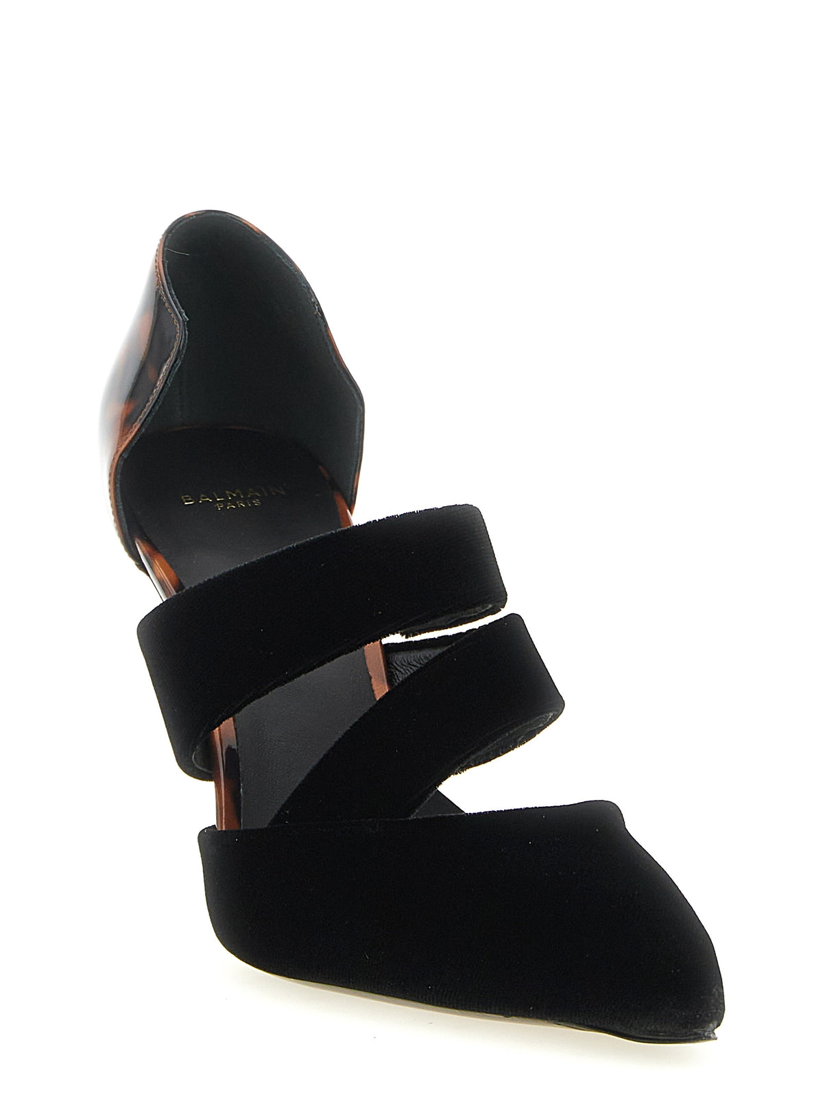 Balmain Black High Heel Pumps schwarz