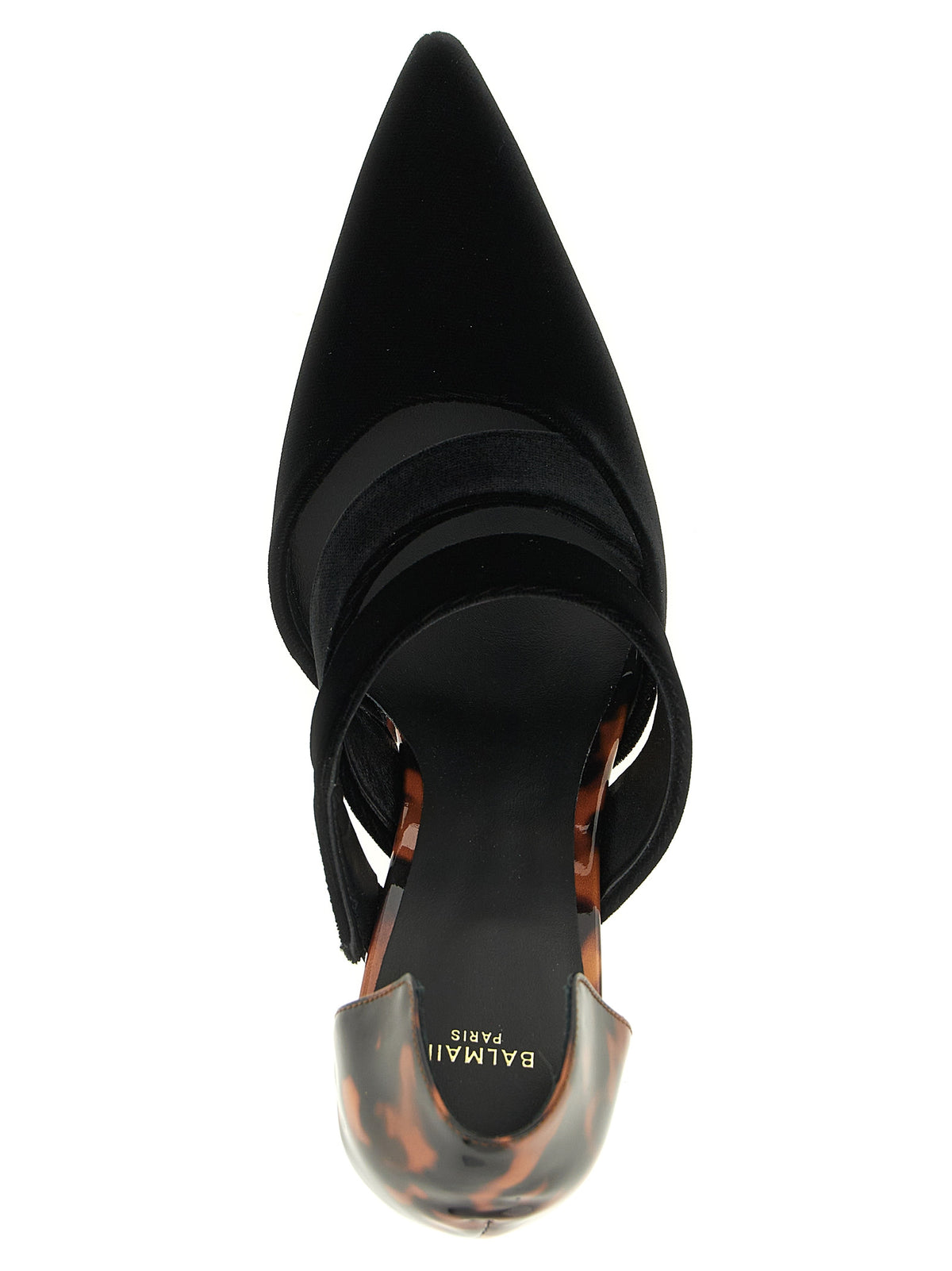 Balmain Black High Heel Pumps schwarz