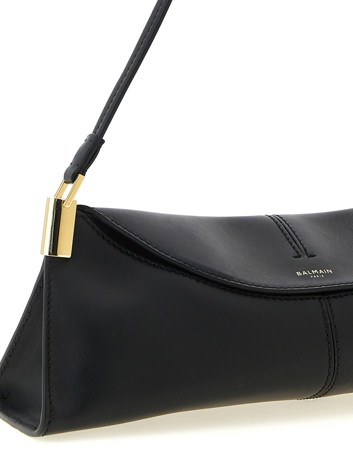 Balmain Black Shoulder Bag schwarz