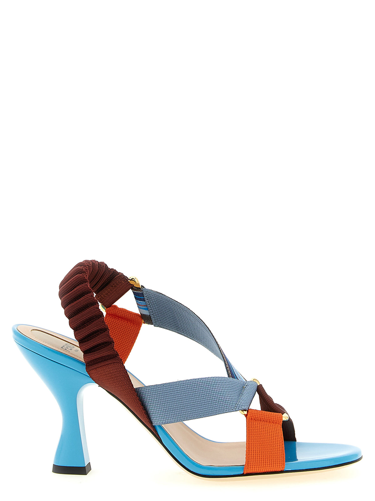 Fendi Multicolor Strap-On Sandals