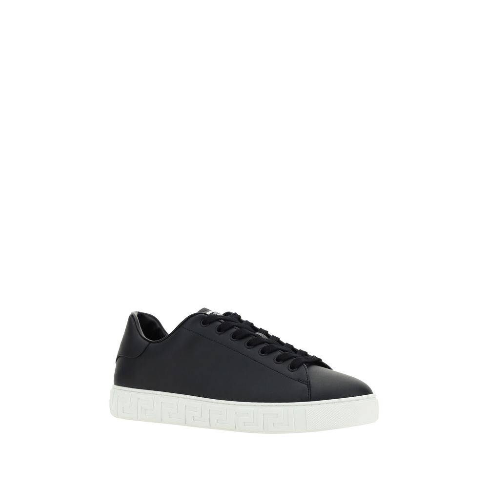 Versace Black 'Low Top' Sneakers schwarz