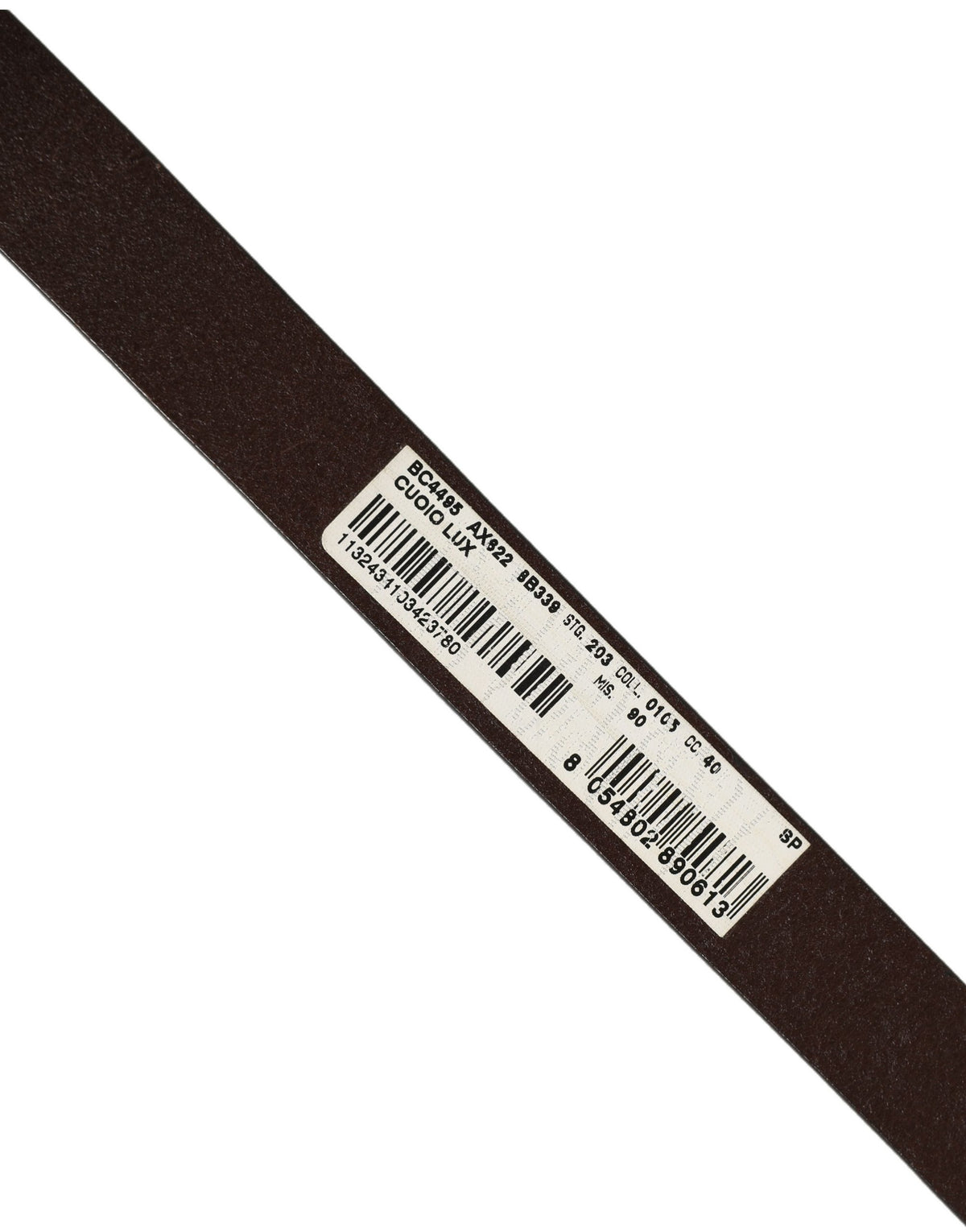 Dolce & Gabbana Brown Leather Double Wrap Metal Buckle Belt braun