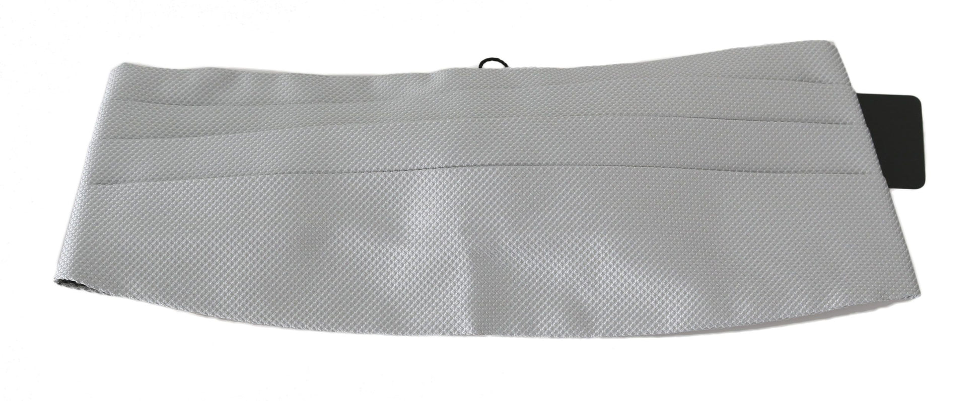 Dolce & Gabbana Gray Men Waist Belt 100% Silk Cummerbund grau