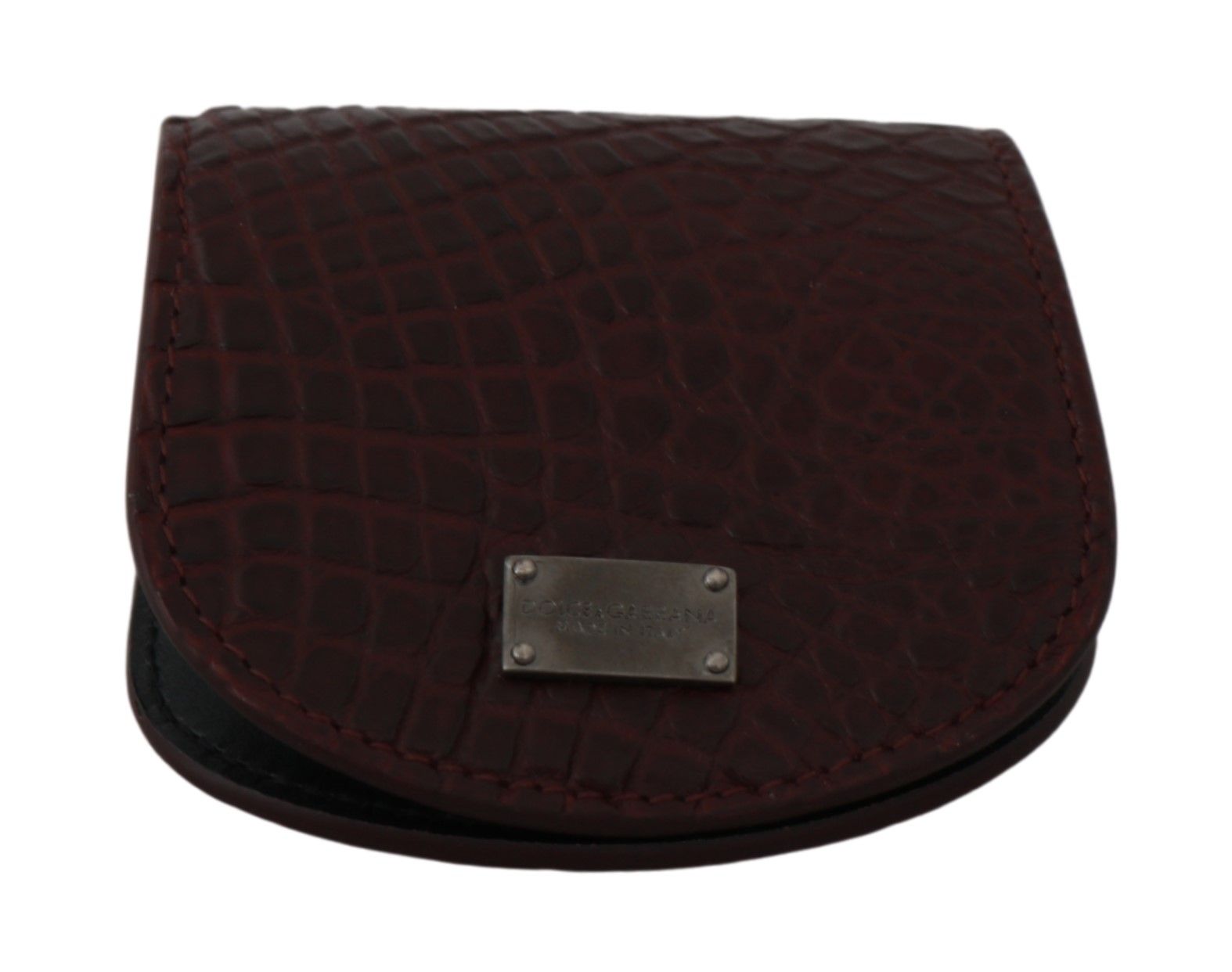 Dolce & Gabbana Brown Exotic Skin Pocket Condom Case Holder Curated Luxury Accessories by Orvyn