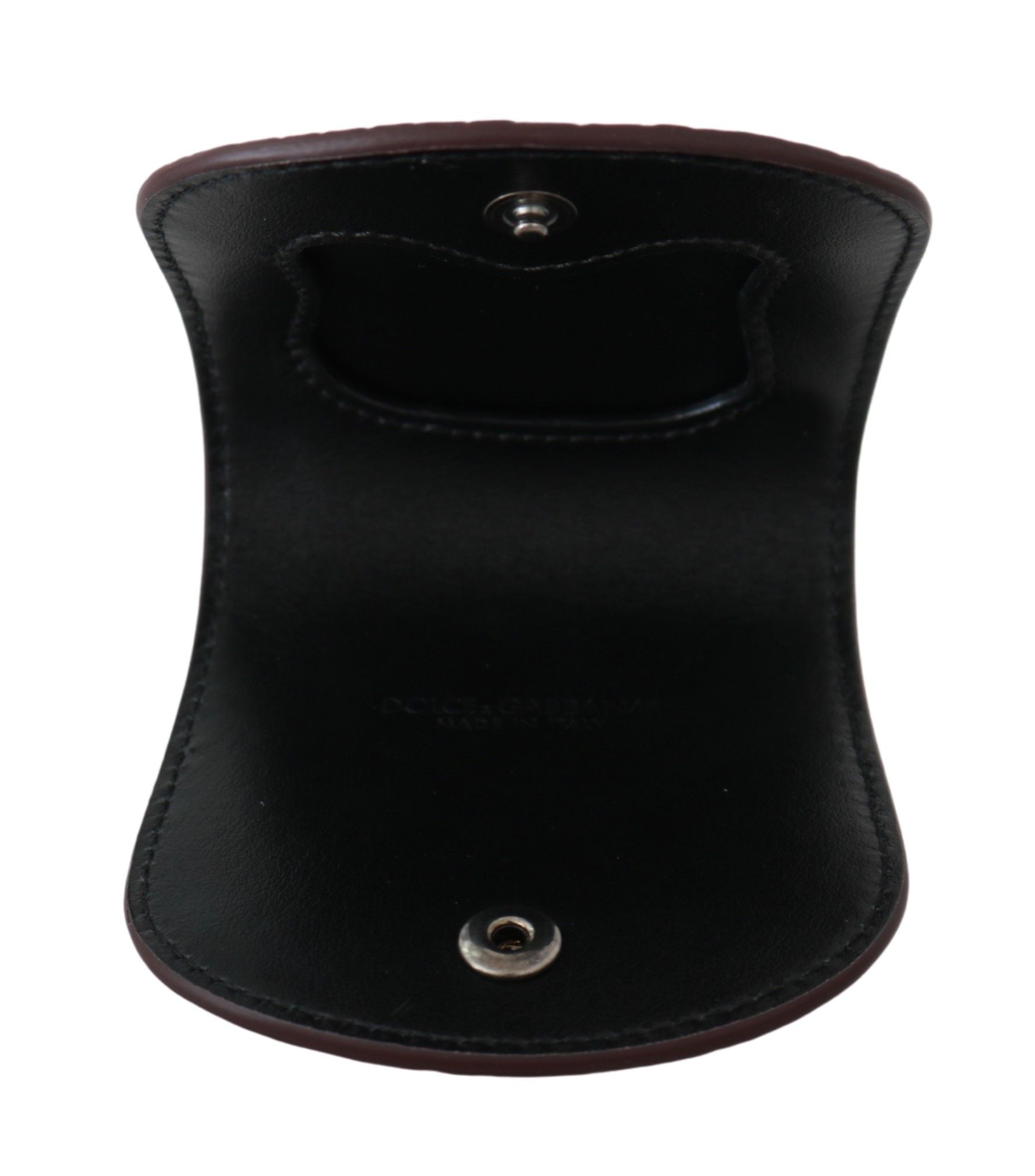 Dolce & Gabbana Brown Exotic Skin Pocket Condom Case Holder Curated Luxury Accessories by Orvyn
